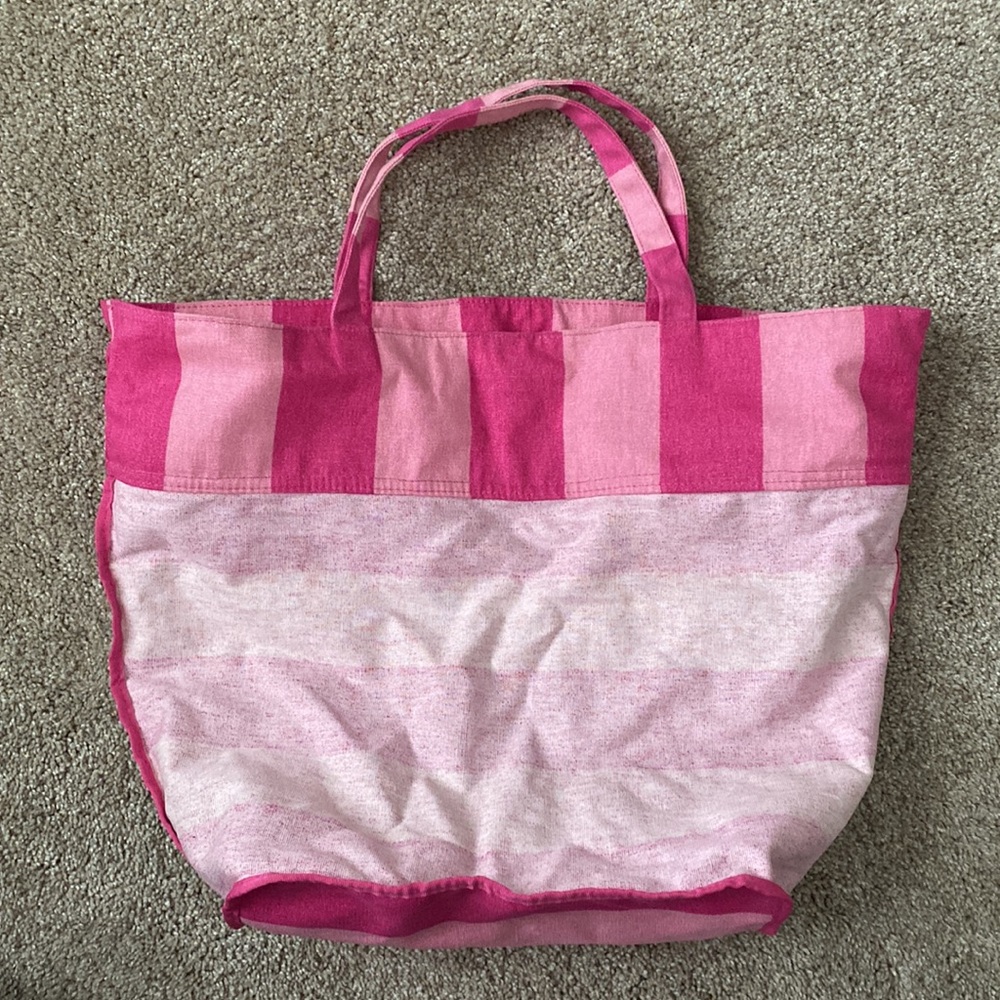 Victoria’s Secret Striped Canvas Tote Bag - Picture 6 of 8